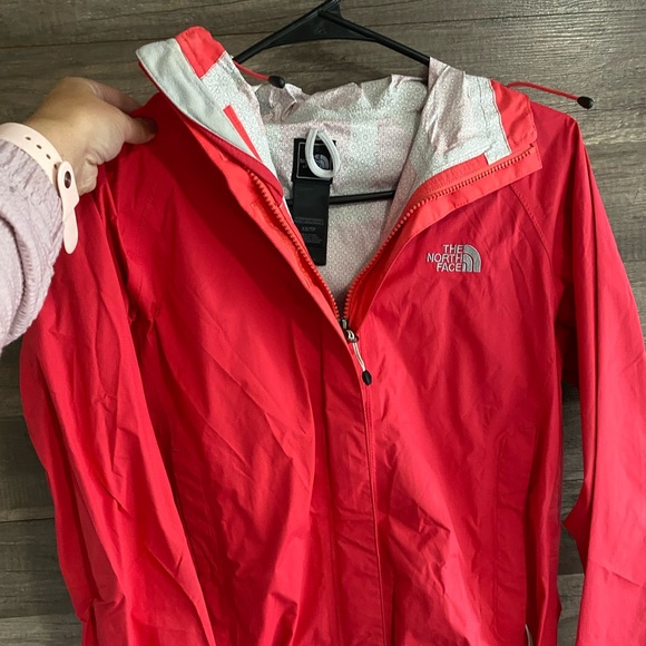 Pink North Face Rain Jacket - Picture 2 of 3